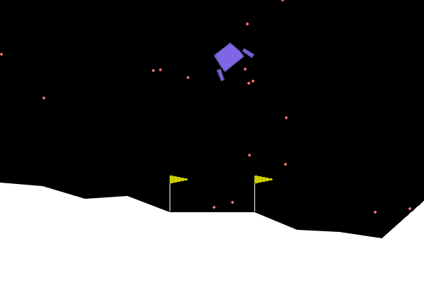VLunAr lunar lander environment frame